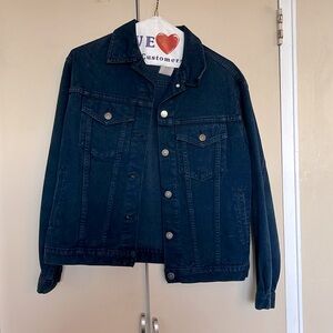 90s Vintage GAP Dark blue Jean Button-up “Classic Jacket”